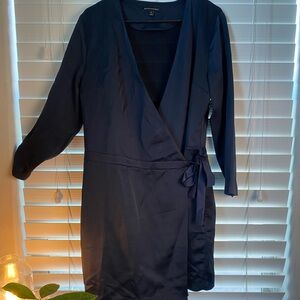 Banana Republic Navy Long Sleeve Dress